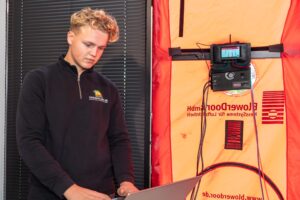 Qv10 waarde blowertest